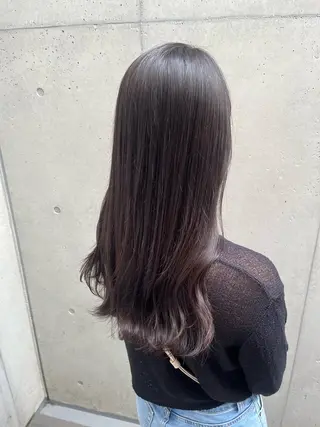 セミロング カラー ✨透明感カラー✨ 🦖佐々木未来🦕のヘアスタイル