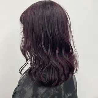 セミロング カラー 縮毛矯正WATARU 髪質改善　レイヤーのヘアスタイル