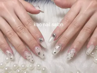 ネイル kao nail マグネット/長さだしのネイルデザイン