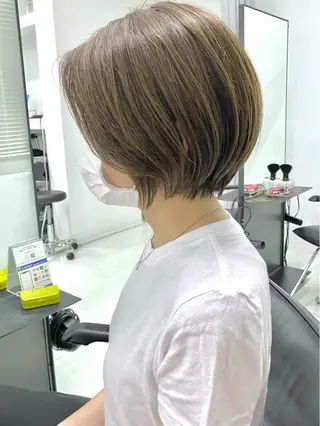 ショート カラー 似合わせ専門美容師 なかじまのヘアスタイル