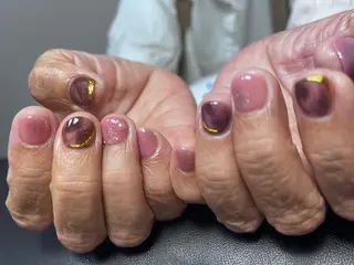 ネイル HaneLab ꕤ︎︎·͜·のネイルデザイン
