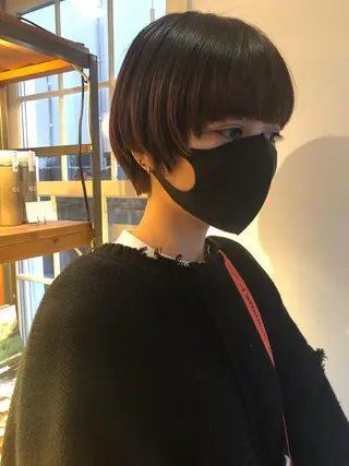 ショート カラー eri kinjoのヘアスタイル
