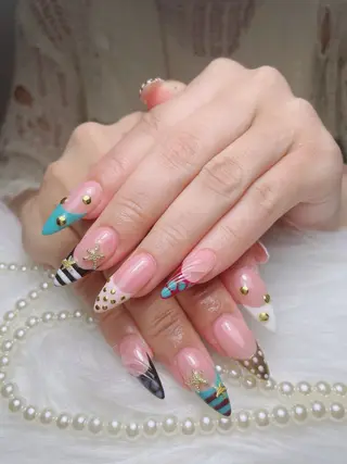 ネイル Sora nail 長さ出し専門店のネイルデザイン