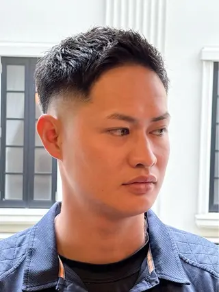 ショート メンズ 三宮メンズカット ヨシイッキのヘアスタイル