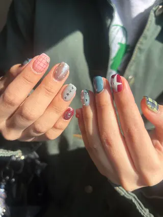 メンズ ネイル akari✨千葉駅 全メニューメンズ🉑のネイルデザイン