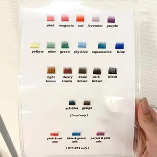 マツエク・マツパ Lucy's Eyelash小倉店のマツエク・マツパデザイン