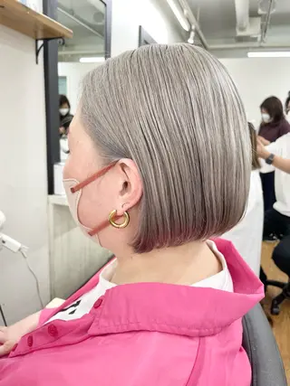 ショート カラー 青木 優歩のヘアスタイル