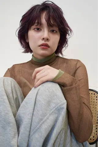 ショート カラー keshiki 大名のヘアスタイル