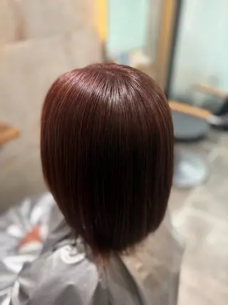 ミディアム カラー Lafith ミネオアリサのヘアスタイル