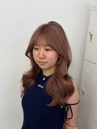 ロング カラー ヘアアレンジ 透明感カラー🎀艶髪 Anju/渋谷🎀のヘアスタイル
