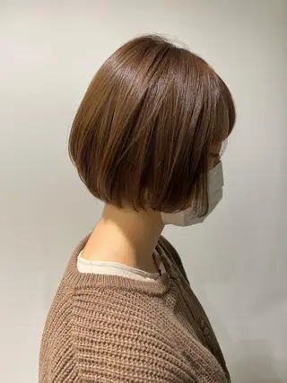 ショート カラー パーマ ヘアアレンジ 加藤 綾華のヘアスタイル