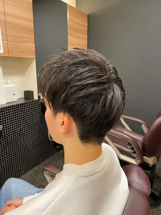 ショート メンズ メンズパーマモデル 大募集中のヘアスタイル