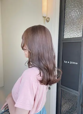 ミディアム カラー sand🎀 Ricoのヘアスタイル