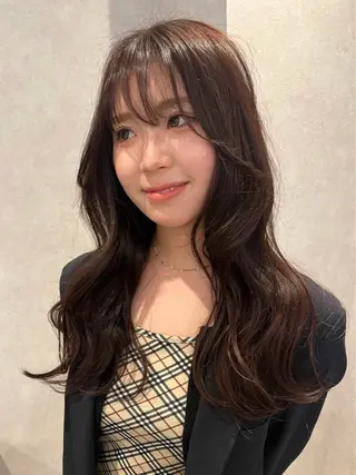 ロング カラー ヘアアレンジ ハイトーン/福井 🦖/服部じんのヘアスタイル