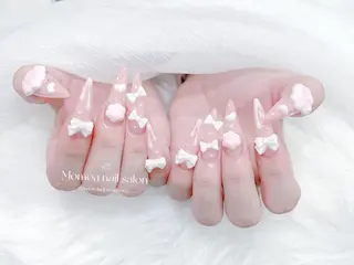 ネイル MoMoA Nail ネイル長さ出し専門店のネイルデザイン