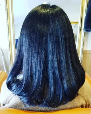 セミロング カラー spa hair ark 富井直美のヘアスタイル