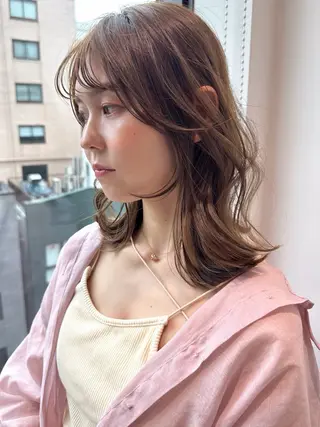 ミディアム take/ショート& レイヤーカット/銀座のヘアスタイル
