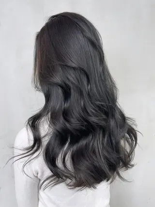 セミロング カラー パーマ ヘアアレンジ ITbyALBUM 八王子店のヘアスタイル