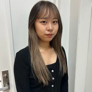 ロング 木村 夢のヘアスタイル