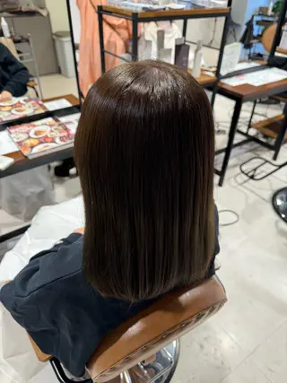 カラー パーマ amoretto kiraのヘアスタイル