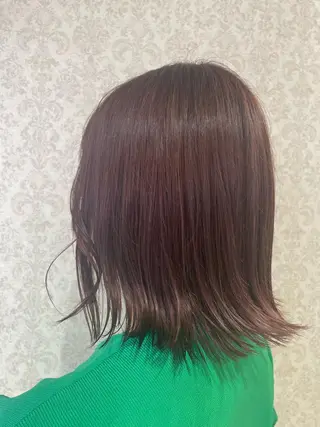 ミディアム カラー horie mayaのヘアスタイル