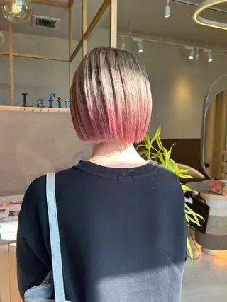 ショート カラー 平田 悠馬のヘアスタイル