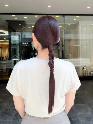 ロング ヘアアレンジ AKO .のヘアスタイル