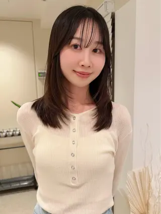 ミディアム カラー Bonheur銀座 /runaのヘアスタイル