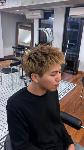 ショート メンズ メンズカット 髙橋創のヘアスタイル