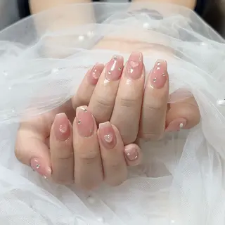 ネイル 🎀kira 長さだし💗モチ最高のネイルデザイン