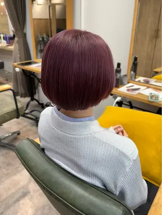 ショート カラー ヘアアレンジ 髪質改善縮毛矯正/ エクステ/ひふみ🌛のヘアスタイル