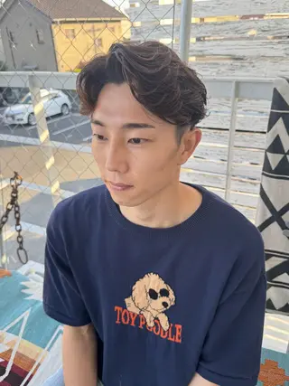 ショート パーマ メンズ メンズ特化サロン ユウヘイのヘアスタイル