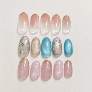 ネイル Lelian稲荷口 山田将也のネイルデザイン