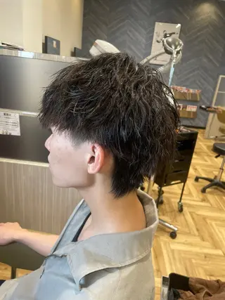 パーマ 中村 誠也のヘアスタイル