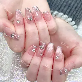 ネイル 長いだし/スカルプ/ パラシェルN.oneのネイルデザイン