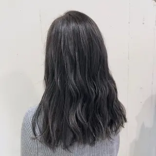 ミディアム カラー パーマ ヘアアレンジ 【ツヤ髪美容師】 ツダケイスケのヘアスタイル