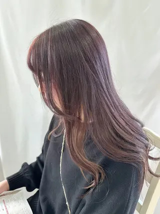 ロング KO コウ 【SARA 新宮店】のヘアスタイル