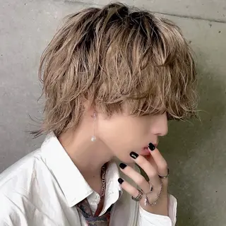 カラー メンズ メンズパーマの達人 KAITOのヘアスタイル