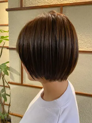 ミディアム 白井 雅美のヘアスタイル