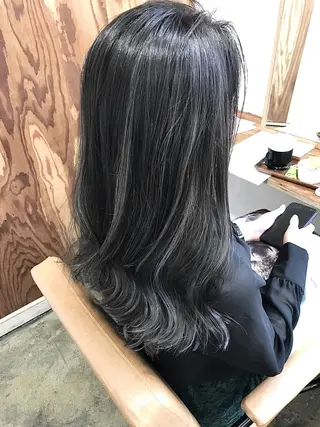 セミロング カラー 💎髪質改善💎 デザイナーshinのヘアスタイル