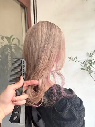 ロング カラー 【ハイトーン特化】 🦋森山陽向/大宮のヘアスタイル