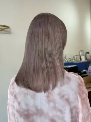 ミディアム LUCK rizunaのヘアスタイル
