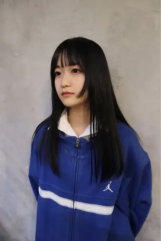セミロング カラー パーマ 庄司 慎之介のヘアスタイル