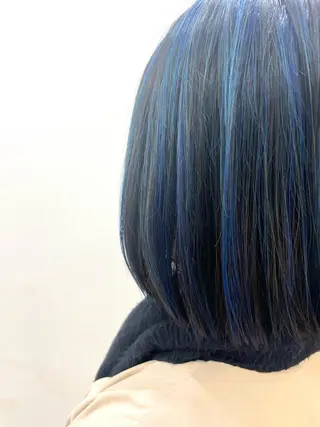 ショート カラー ハイライトカラー/ 艶カラー/ 徳川のヘアスタイル
