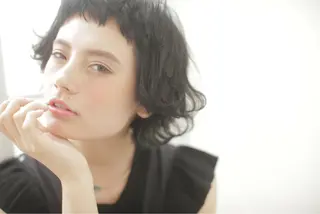ショート カラー パーマ 🍋似合わせ✖️ ショートヘア🍋早田のヘアスタイル