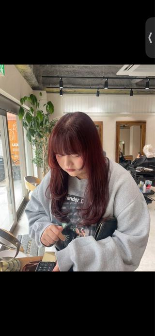 ロング カラー 🍑透明感トレンド カラー🍑のヘアスタイル