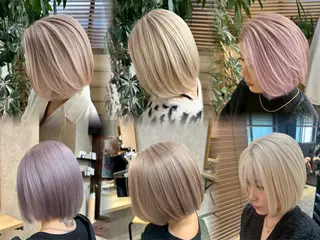 ミディアム カラー プルエクステ◆ Fi-Ne吉祥寺のヘアスタイル