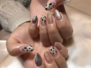 ネイル パラあり！フィルイン 美フォルムのネイルデザイン