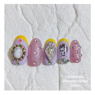 ミディアム ネイル 🐾enen style 🐾のネイルデザイン