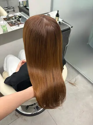 ロング カラー 透明感カラー×顔周り mizuki🫧のヘアスタイル